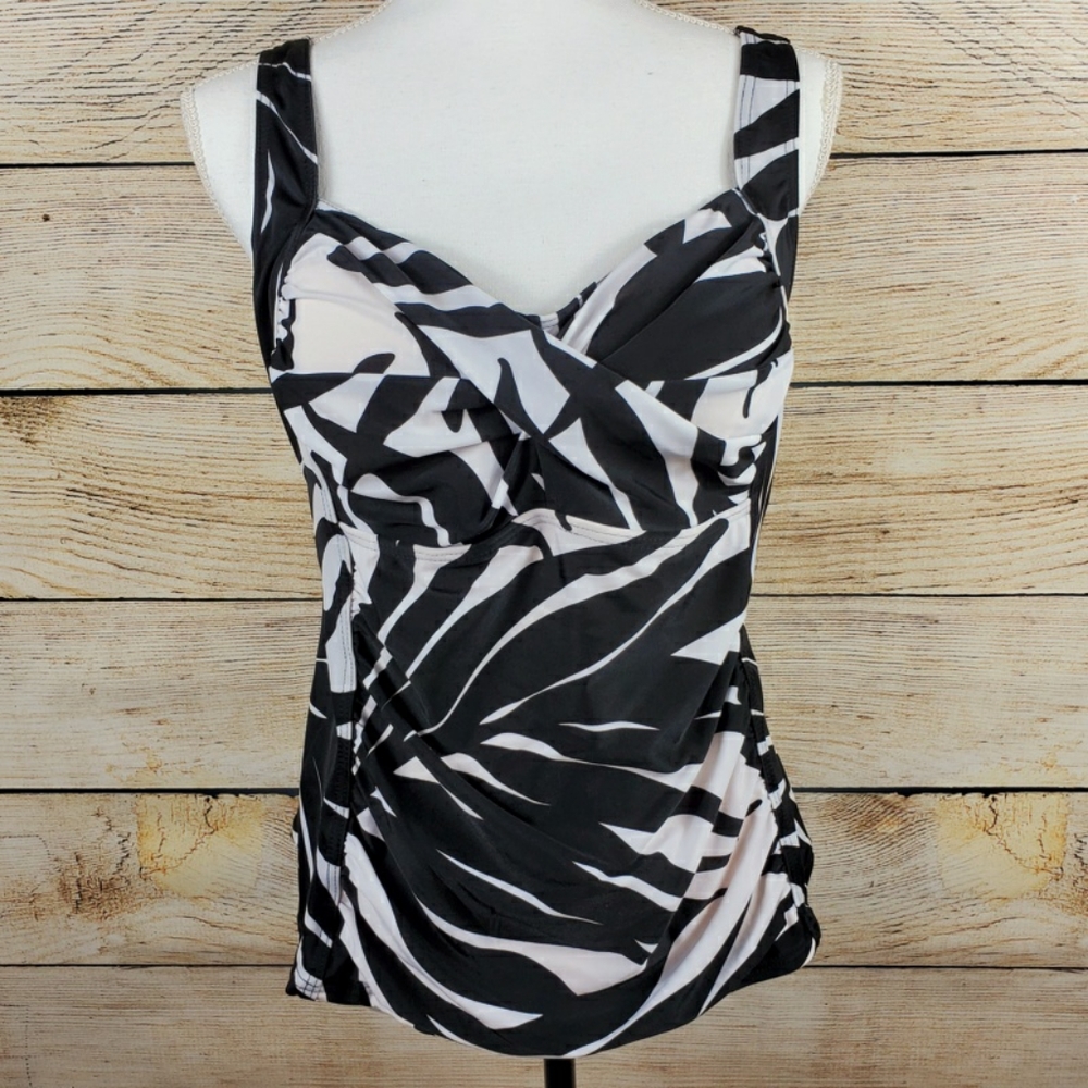NWT Swimsuits For All Swim Tankini Top Slimming